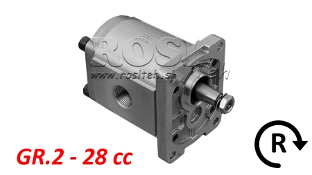 BOMBA HIDRÁULICA GR.2 28 CC DERECHA - THREAD