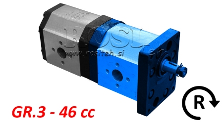 HIDRAULIČNA PUMPA 30C46X241 PREDNJA GR.3 46 CC DESNO