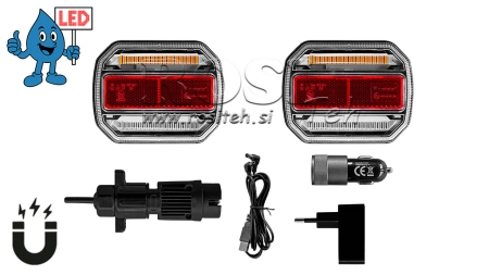 LED MAGNETNA SVJETLO KIT - BEŽIČNI 12/24V CANBUS