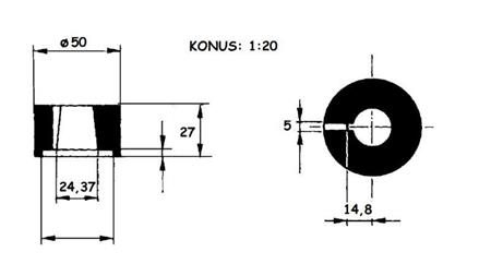 STYRINGSHJUL DIAMETER 380 - h 52
