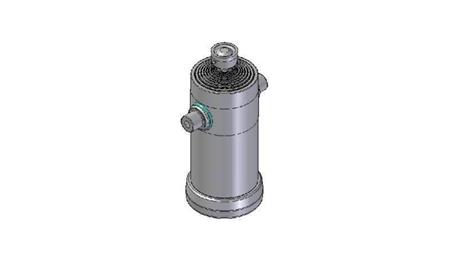 1030S - CILINDRO TELESCOPICO STANDARD/BALL 10 STADI CORSO 2330 DIAMETRO 270