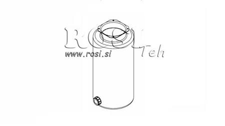 RESERVORIO METÁLICO ROLL PP 12 LITROS HORIZONTAL-VERTICAL