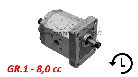 POMPA IDRAULICA GR.1 8,0 CC SINISTRA - FLANGE