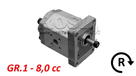 HYDRAULICKÉ ČERPADLO GR.1 8.0 CC PRAVÉ - FLANGE