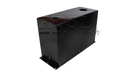 METALLRESERVOAR 45 LITER KUBE 400x250x635mm FORBEREDELSE FOR RETURFILTER