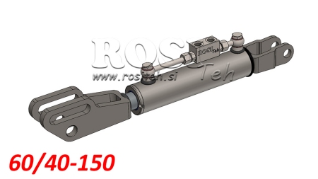 BRACCIO A 3 PUNTI DI SOLLEVAMENTO DA 2 TONNELLATE FORK 60/40-150 (500mm-650mm)