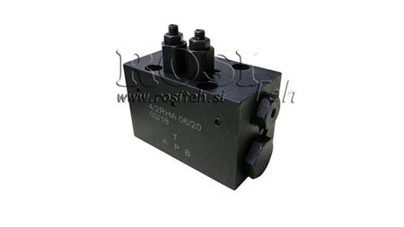 HYDRAULISK VENTIL ROTERENDE MEKANISK FOR HLEVSKE BØRSTE CETOP3 4/2 RHA