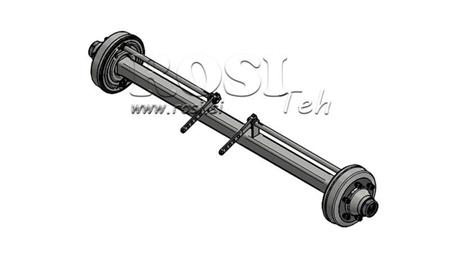 ASSE PER RIMORCHIO 7200 kg CON FRENI (1800 mm)