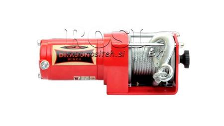 12 V ELEKTRISK WINCH DWM 2500 ST - 1133 kg
