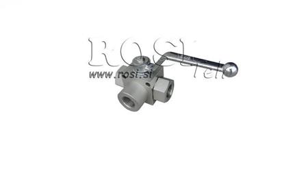 RUČNI 3-WAY VENTIL RS3 1/4 - 500BAR - 25 lit