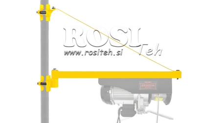 NAGIBNA RUKA ZA ELEKTRIČNI VINČ DWI 750 mm 1000 kg