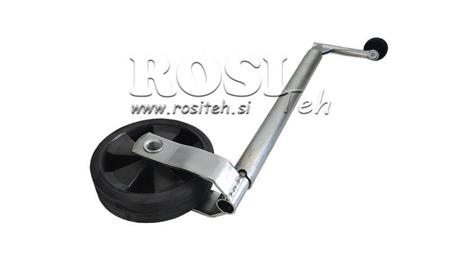 LEGA DE SOPORTE DE TORNILLO CON RUEDA PARA REMOLQUES 35mm 75 kg