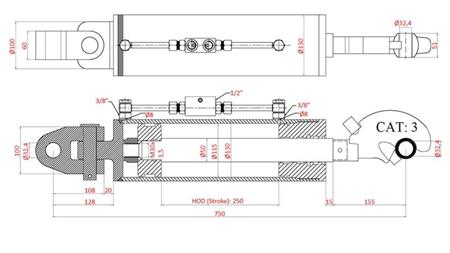HIDRAULIČNI PULER SPECIJAL - 4. KLASA 115/50-250 (90-250HP)(32.4mm)
