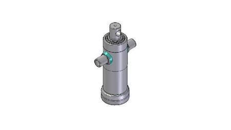 2032F -TELESKOPSKI CILINDER STANDARD/LUKNJA 3 STOPNJE HOD 593 FI 95