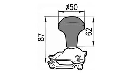 HÅNDTAK-BALL RATT FOR RATTKANT DIAMETER 380