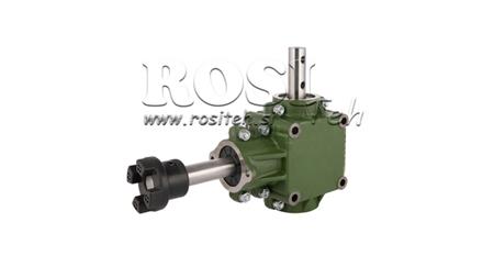 SADA PŘEVODOVEK 1:1.44 (27HP-20KW) PRO ROZMETADLO L:800 Z ŠEDÉHO ŽELEZA S BEZPEČNOSTNÍM SYSTÉMEM