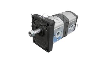 Hydraulické čerpadlo traktoru - DVOJITÉ FIAT ŠTORE 505 RAKOVICA - ZPB F14/11B2G2LI1 LEVÉ
