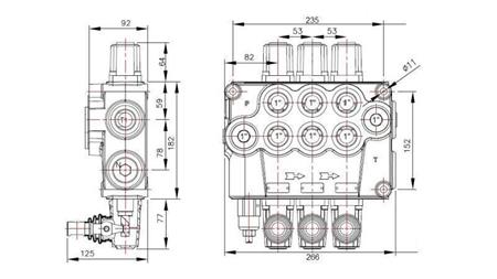 HIDRAULIKUS SZELEP 3xP120