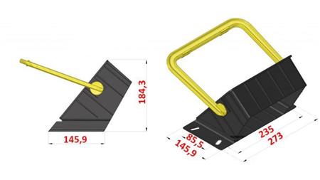 DRŽÁK PRO PLASTOVOU KLÍČENKU DIN 76051/E53 6,500 Kg