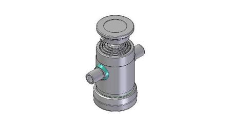 3060S - TELESCOPISK Sylinder STANDARD/KULE 4 TRINN SLAG 500 DIAMETER 112