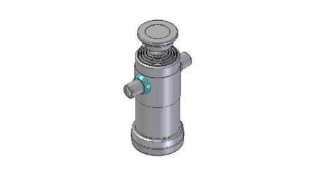 3093S -TELESCOPISK CYLINDER STANDARD/BALL 5 TRIN SLAG 1190 DIAMETER 124