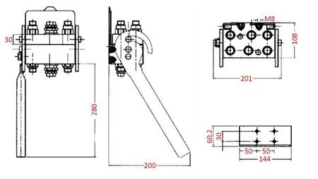ACOPLAMIENTO MULTI-FASTER 6 vías BSP1/2 PARTE MÓVIL