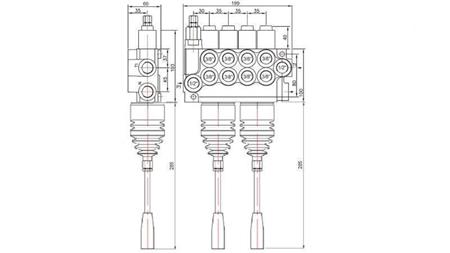 ZAWÓR HID. 4xP40   2x JOYSTICK