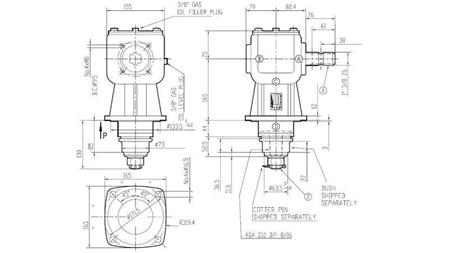 VINKELGIR LF-205J 1:1.92 (30HK-22kW)