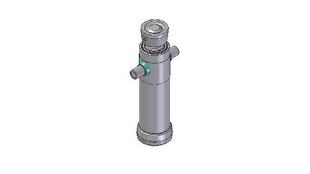 4022S -TELESCOPIC ZYLINDER STANDARD/KUGEL 2 STUFEN HUB 695 DURCHMESSER 106