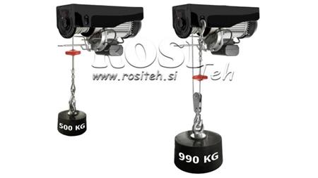 230 V ELEKTRISK WINCH DWI 500/990 KG