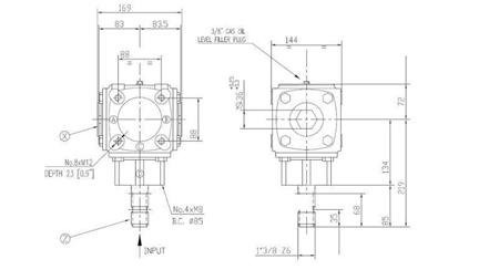 KUTNI ZUPČANIK TB-19J 1.46:1 (23HP-16.9kW)