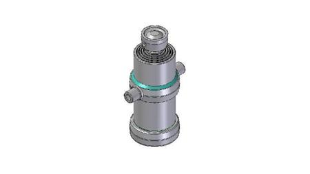 5001S - CILINDRO TELESCOPICO STANDARD/BALL 5 STADI CORSO 1520 DIAMETRO 170