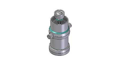 5006S -TELESCOPISK CYLINDER STANDARD/BALL 5 TRIN SLAG 1500 DIAMETER 190