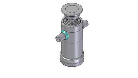 5021S -TELESCOPISK CYLINDER STANDARD/BOLD 5 TRIN SLAG 830 DIAMETER 112