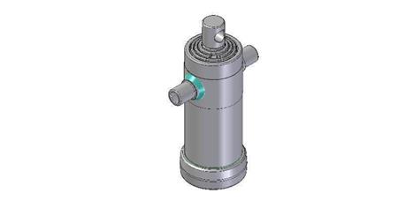 5022F -TELESCOPISK SYLINDER STANDARD/HULL 5 TRINN REISE 1030 DIAMETER 112