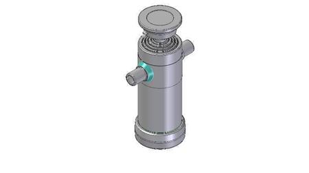 5023S -TELESCOPISK CYLINDER STANDARD/KUGLE 5 TRIN SLAG 1290 DIAMETER 112
