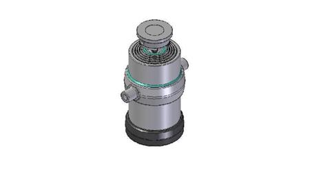 5033S -CILINDRO TELESCOPICO STANDARD/BALL 5 STADI CORSO 1800 DIAMETRO 215