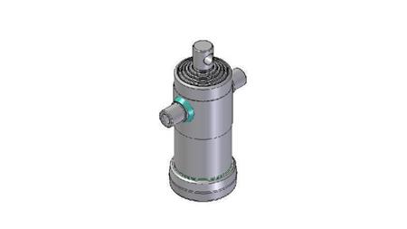 6004F -TELESCOPIC Sylinder STANDARD/HULL 6 TRIN REISE 1245 FI 124