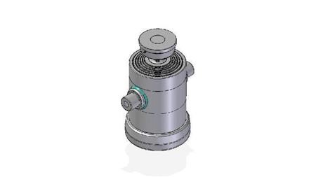 6032S -TELESCOPIC Sylinder STANDARD/KULE 6 TRINN REISE 1605 DIAMETER 270