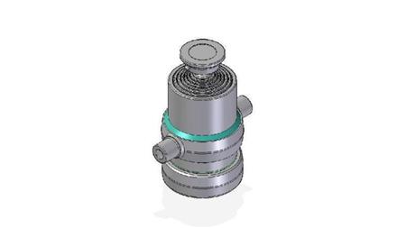 7006S - CILINDRO TELESCOPICO STANDARD/BALL 7 STADI CORSO 1360 DIAMETRO 170