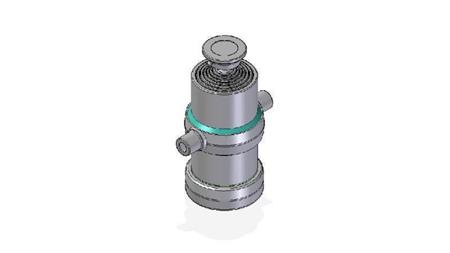 7009S -CILINDRO TELESCOPICO STANDARD/BALL 7 STADI CORSO 2060 DIAMETRO 170
