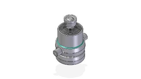 7015S -TELESCOPISK CYLINDER STANDARD/BALL 7 TRIN REJSE 1135 DIAMETER 190