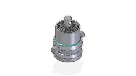 7016F -TELESCOPICKÝ CYLINDR STANDARD/DÍRA 7 STUPŇŮ ZDVIH 1345 FI 190
