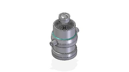 7050S -TELESCOPISK SYLINDER STANDARD/KULE 7 TRINN REISE 1665 DIAMETER 215