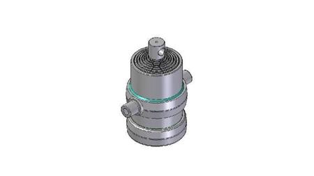 8002F - CILINDRO TELESCOPICO STANDARD/BUCO 8 STADI CORSO 1540 DIAMETRO 190