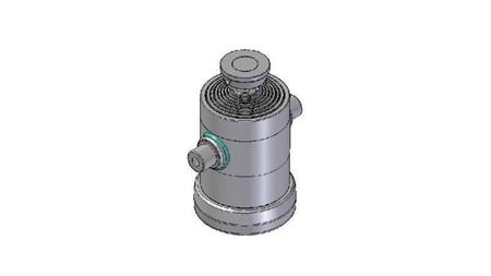 8032S -CILINDRO TELESCOPICO STANDARD/BALL 8 STADI CORSO 2220 DIAMETRO 270