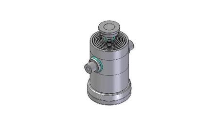 8034S - CILINDRO TELESCOPICO STANDARD/PALLA 8 STADI CORSO 2780 DIAMETRO 270