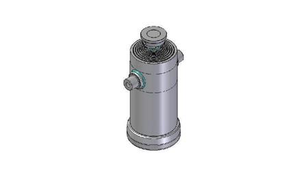 8037S - CILINDRO TELESCOPICO STANDARD/BALL 8 STADI CORSO 3740 DIAMETRO 270