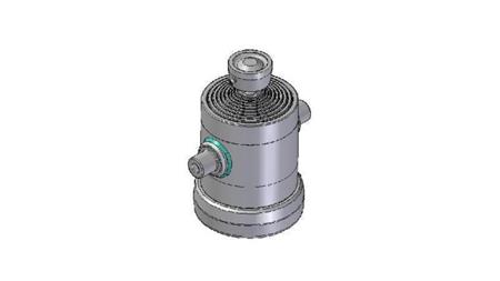 9010S -CILINDRO TELESCOPICO STANDARD/BALL 9 STADI CORSO 2120 DIAMETRO 240