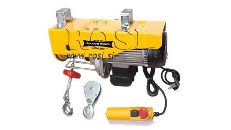 230 V ELEKTRISK VINCH DWI 125/250 kg